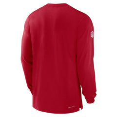 Tampa Bay Buccaneers Sideline Player Performance Long Sleeve T-Shirt - Red T-shirts