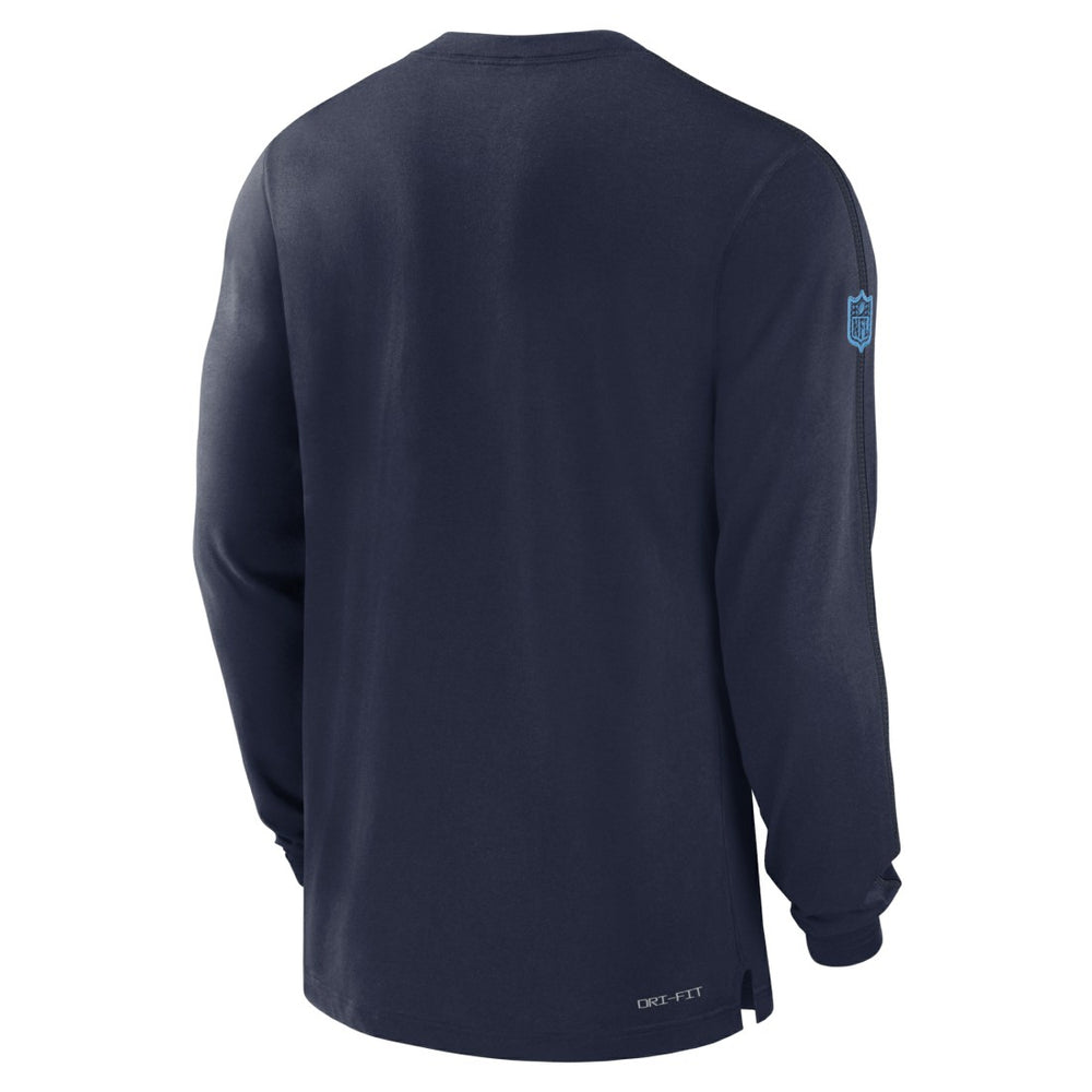 Tennessee Titans Sideline Player Performance Long Sleeve T-Shirt - Navy T-shirts