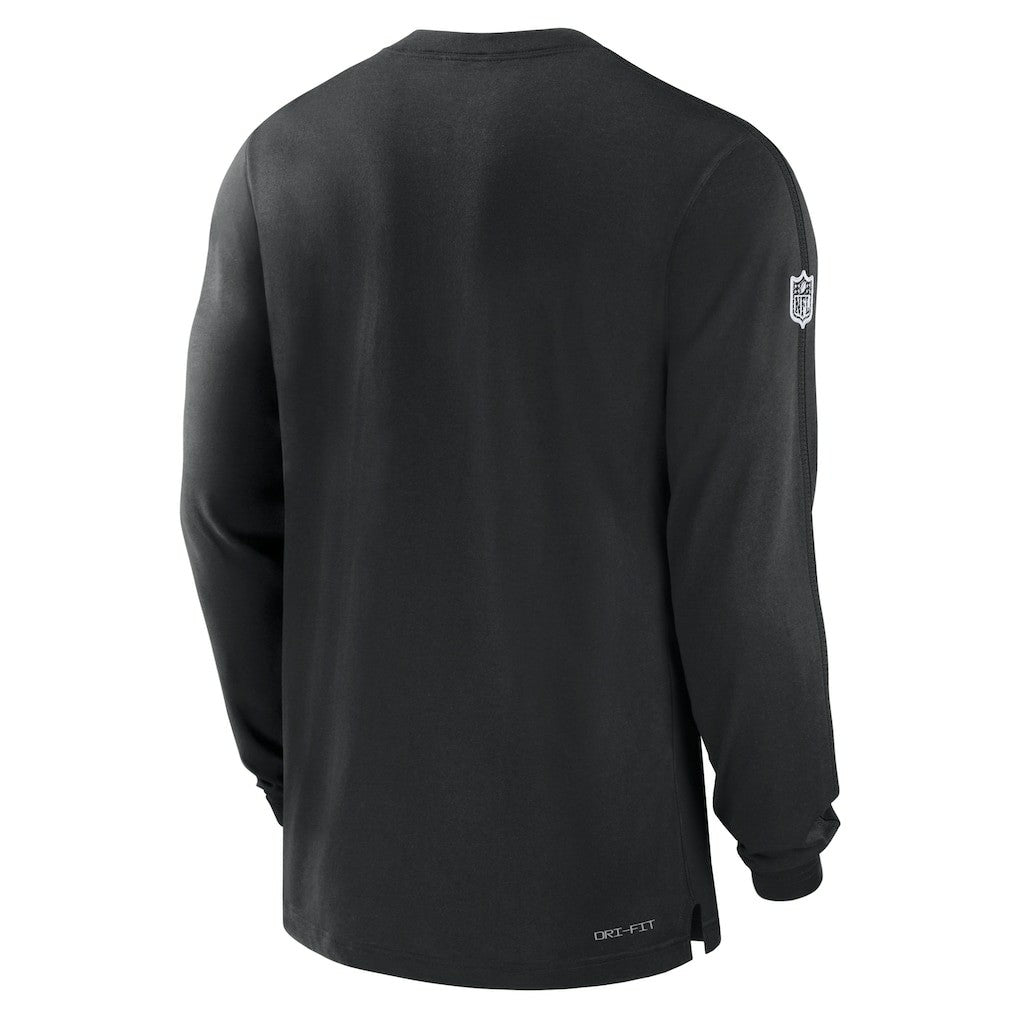 New York Jets Sideline Player Performance Long Sleeve T-Shirt - Black T-shirts