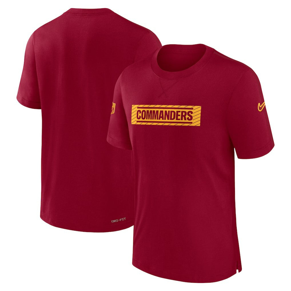 Washington Commanders Sideline Player Performance T-Shirt - Burgundy T-shirts