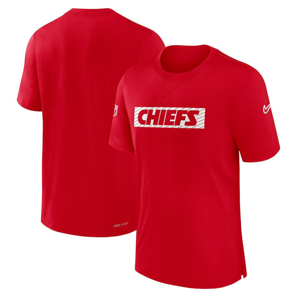Kansas City Chiefs Sideline Player Performance T-Shirt - Red T-shirts