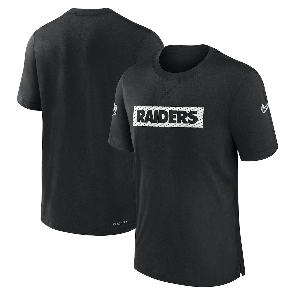 Las Vegas Raiders Sideline Player Performance T-Shirt - Black T-shirts