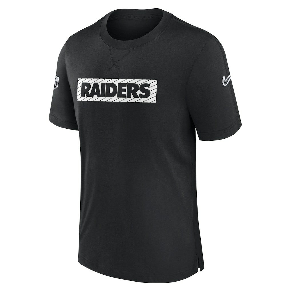 Las Vegas Raiders Sideline Player Performance T-Shirt - Black T-shirts