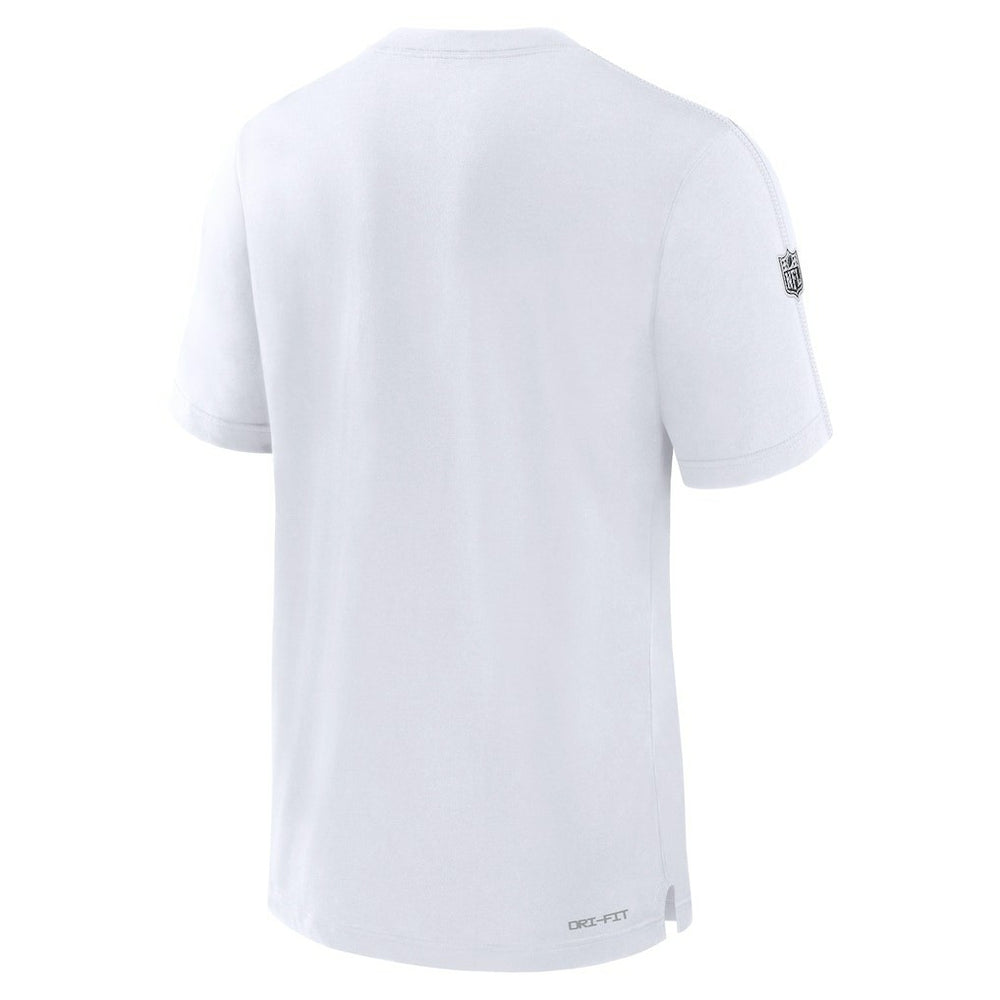 Las Vegas Raiders Sideline Player Performance T-Shirt - White T-shirts