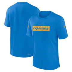 Los Angeles Chargers Sideline Player Performance T-Shirt - Powder Blue T-shirts