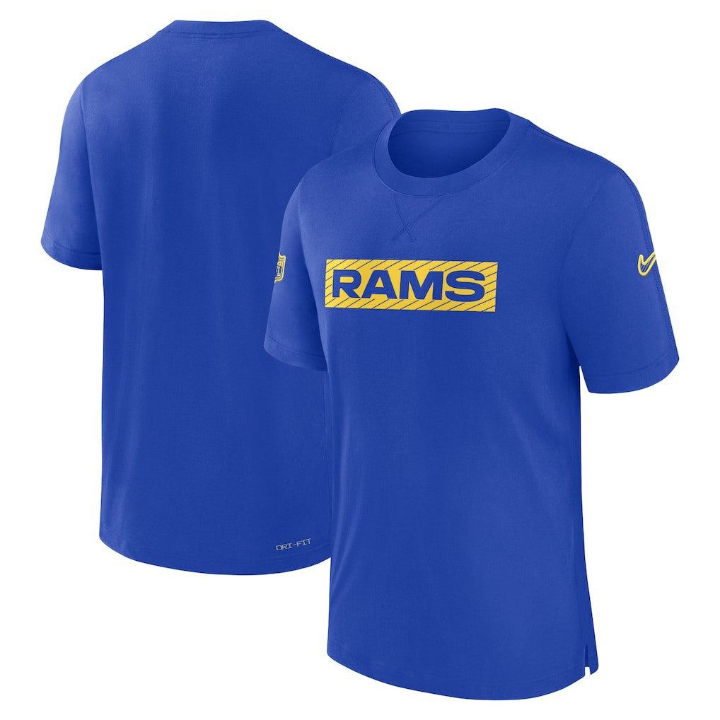 Los Angeles Rams Sideline Player Performance T-Shirt - Royal T-shirts