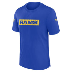Los Angeles Rams Sideline Player Performance T-Shirt - Royal T-shirts