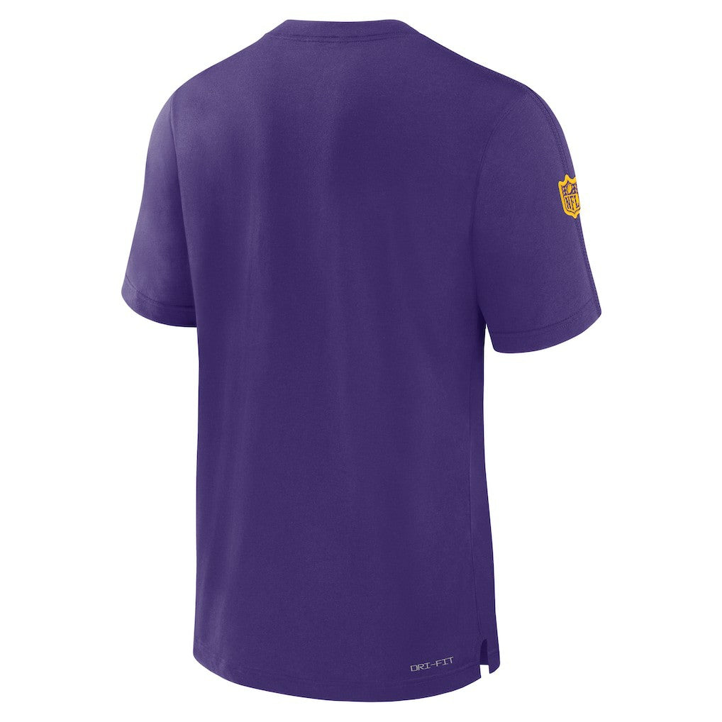 Minnesota Vikings Sideline Player Performance T-Shirt - Purple T-shirts