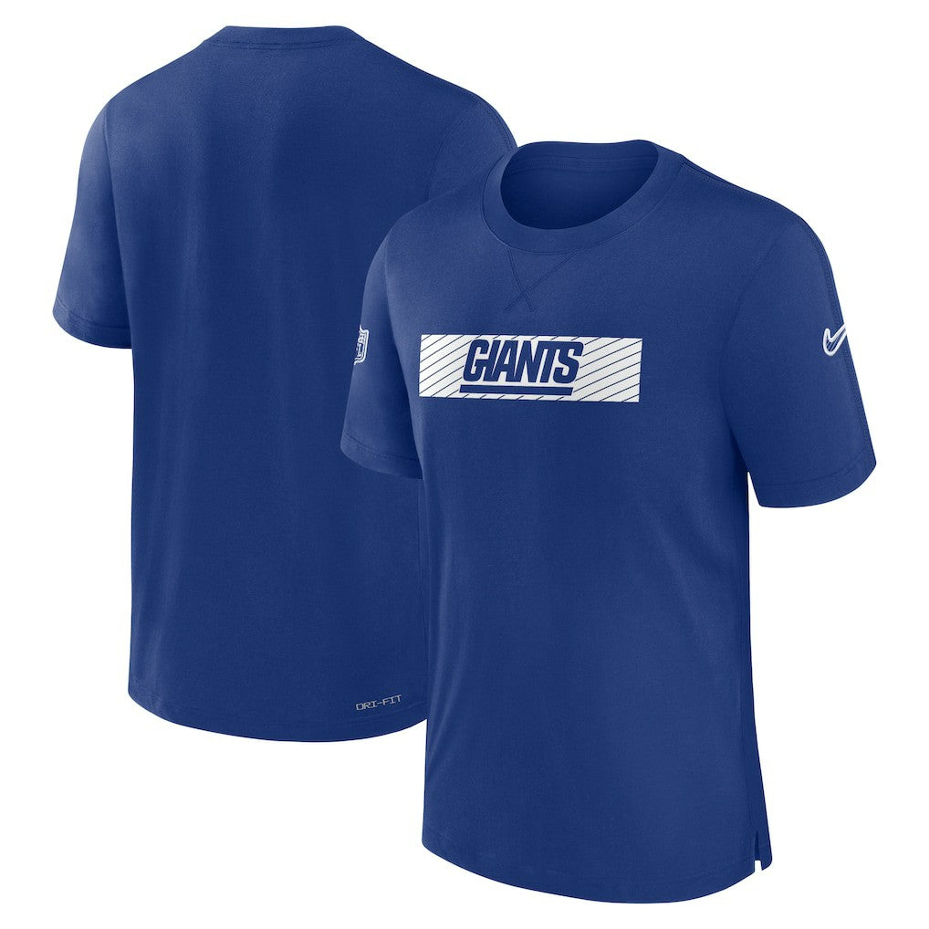 New York Giants Sideline Player Performance T-Shirt - Royal T-shirts