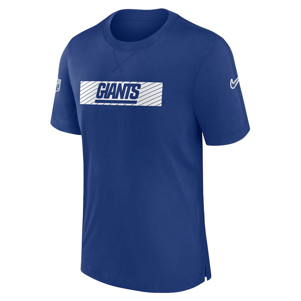 New York Giants Sideline Player Performance T-Shirt - Royal T-shirts