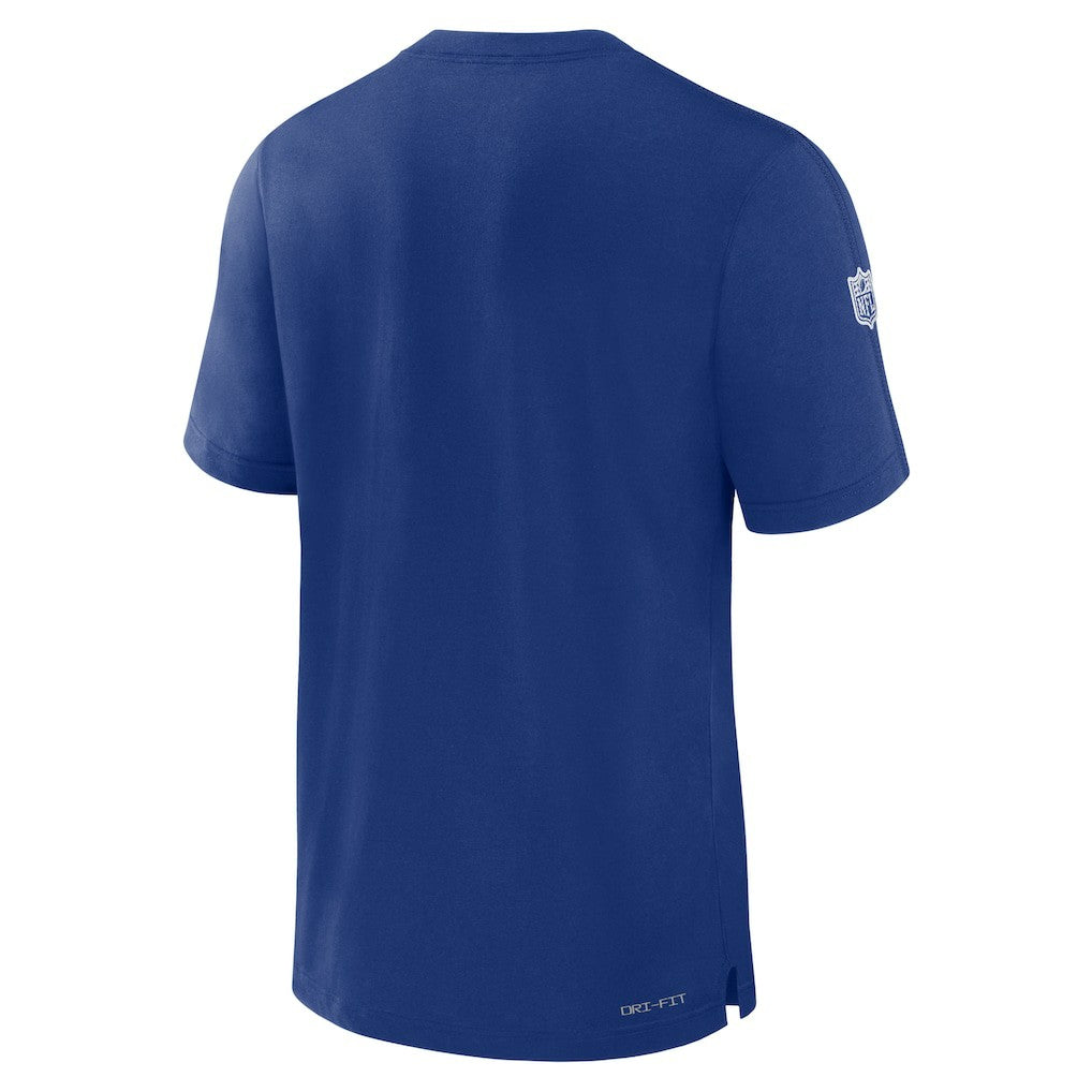 New York Giants Sideline Player Performance T-Shirt - Royal T-shirts