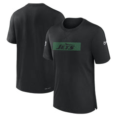 New York Jets Sideline Player Performance T-Shirt - Black T-shirts