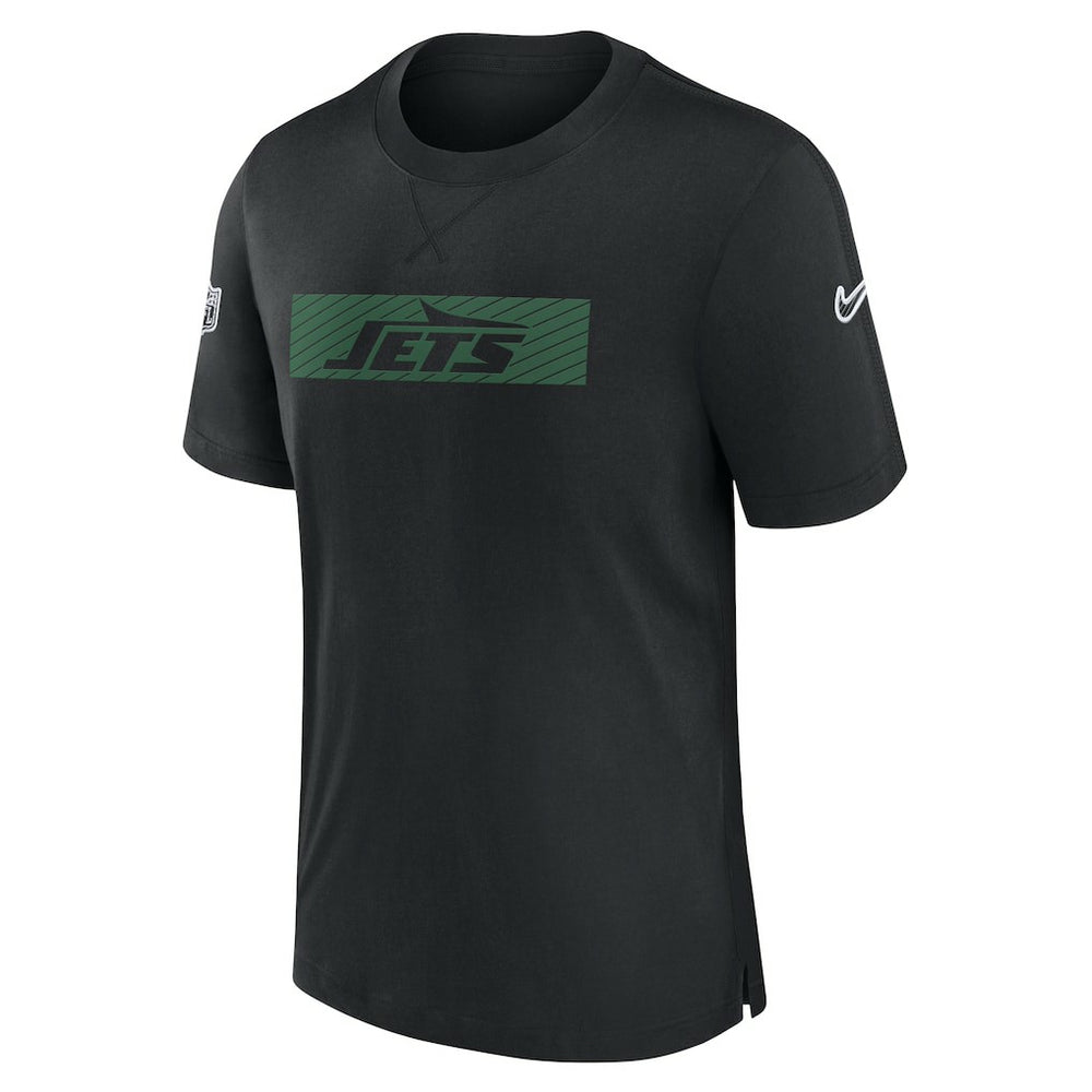 New York Jets Sideline Player Performance T-Shirt - Black T-shirts