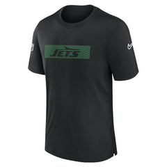 New York Jets Sideline Player Performance T-Shirt - Black T-shirts