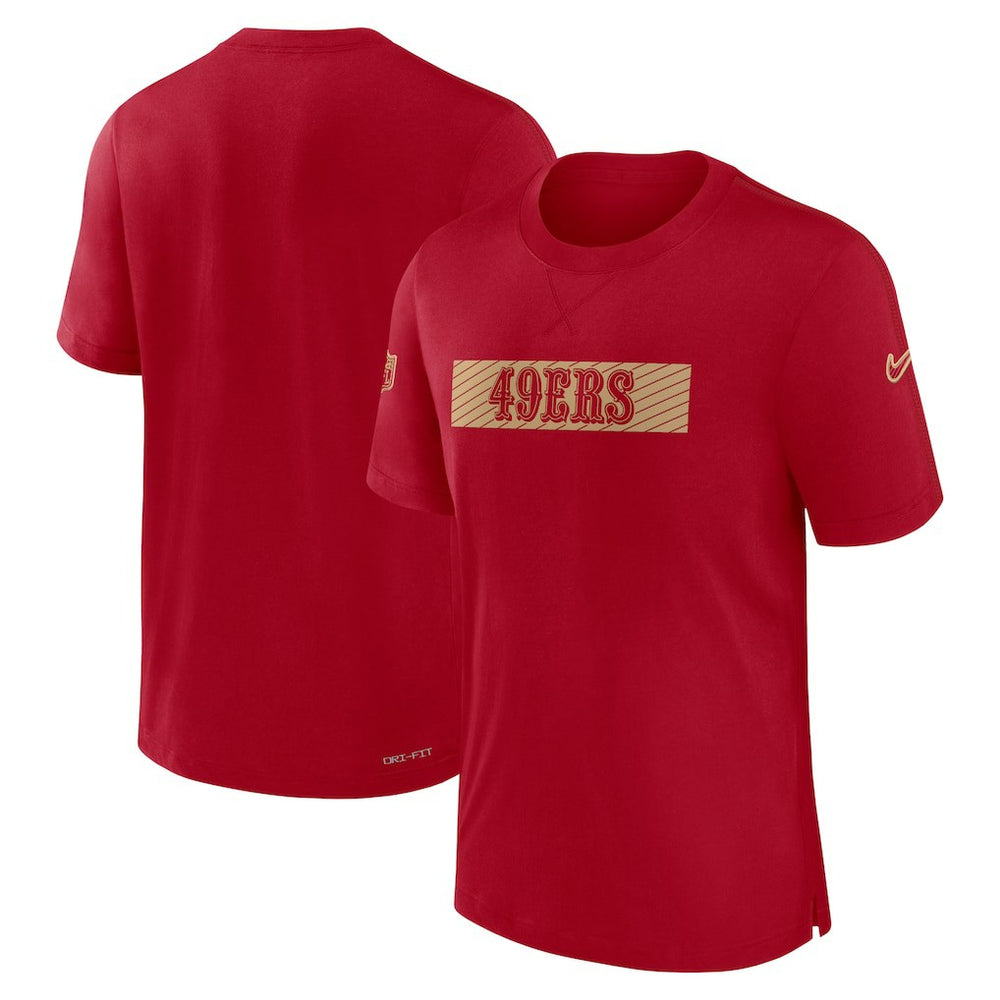 San Francisco 49ers Sideline Player Performance T-Shirt - Scarlet T-shirts