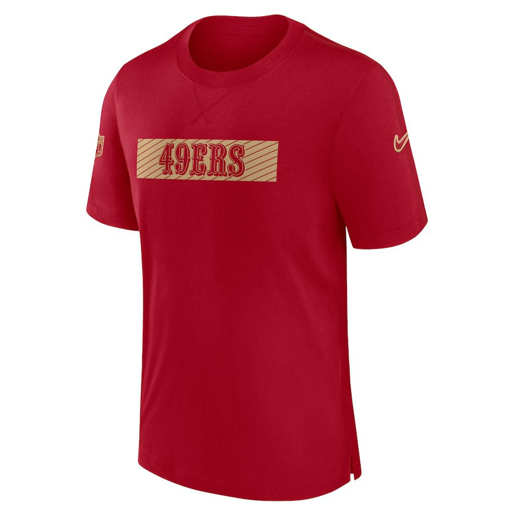San Francisco 49ers Sideline Player Performance T-Shirt - Scarlet T-shirts