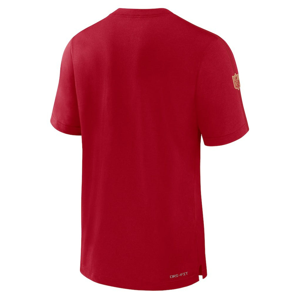 San Francisco 49ers Sideline Player Performance T-Shirt - Scarlet T-shirts