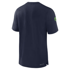 Seattle Seahawks Sideline Player Performance T-Shirt - College Navy T-shirts