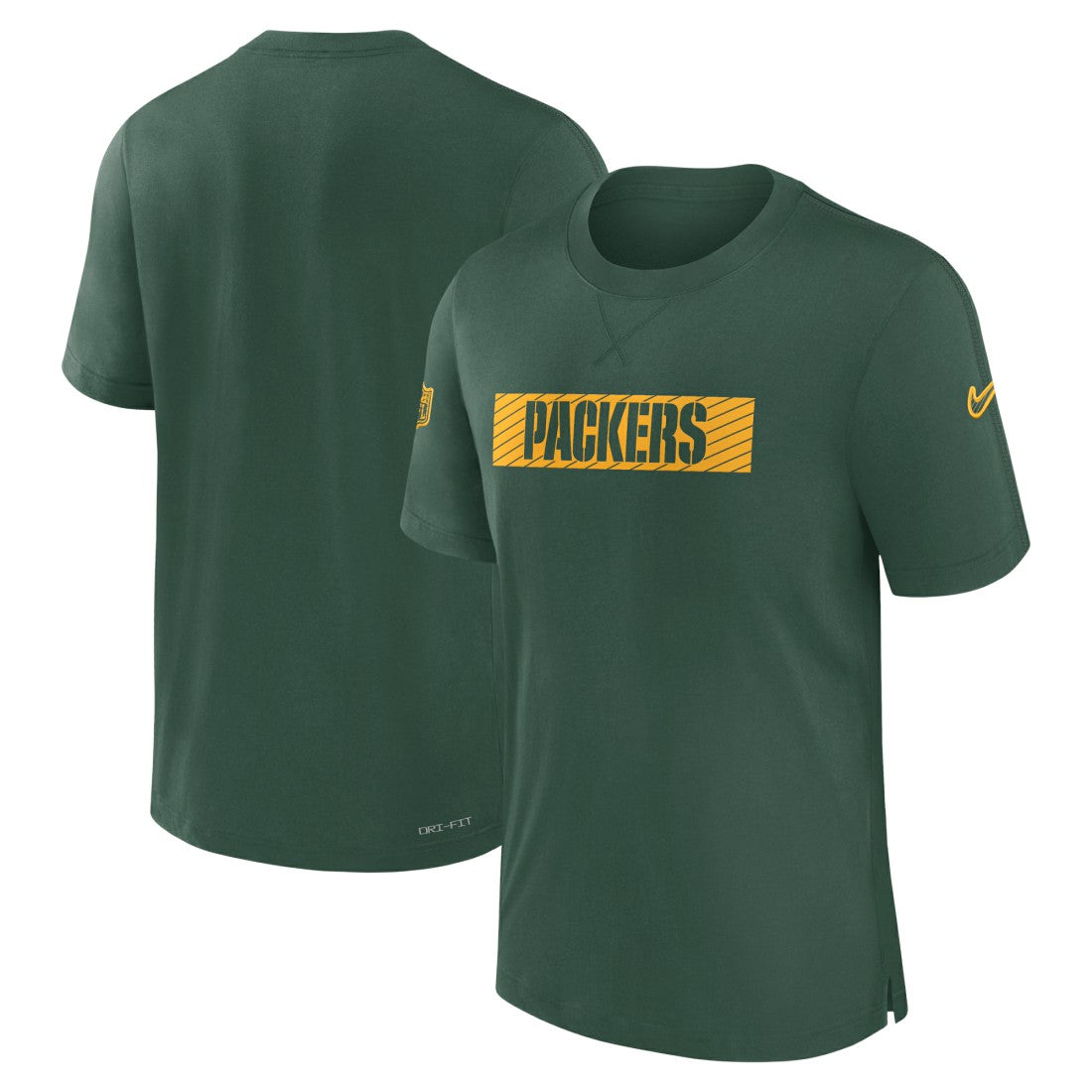 Green Bay Packers Sideline Player Performance T-Shirt - Green T-shirts