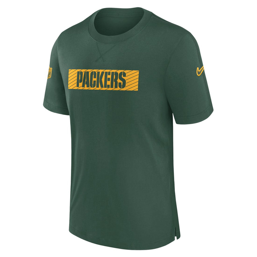 Green Bay Packers Sideline Player Performance T-Shirt - Green T-shirts