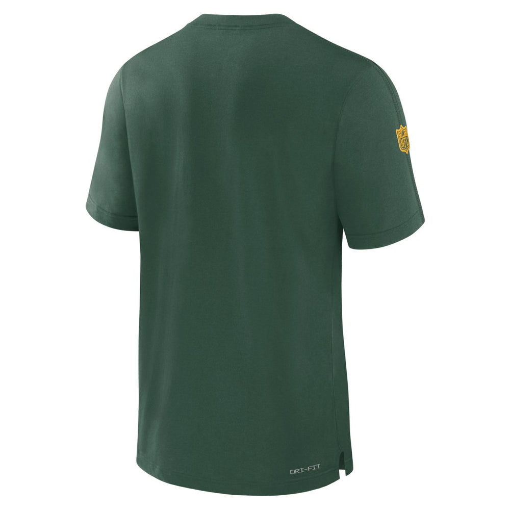 Green Bay Packers Sideline Player Performance T-Shirt - Green T-shirts