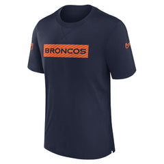 Denver Broncos Sideline Player Performance T-Shirt - Navy T-shirts