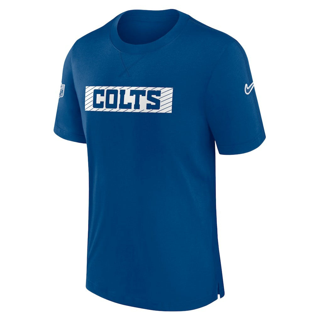 Indianapolis Colts Sideline Player Performance T-Shirt - Royal T-shirts