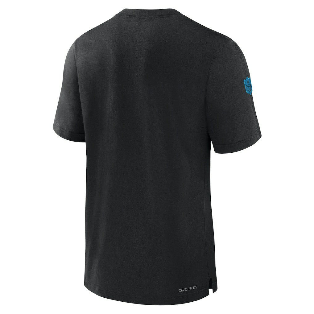 Carolina Panthers Sideline Player Performance T-Shirt - Black T-shirts