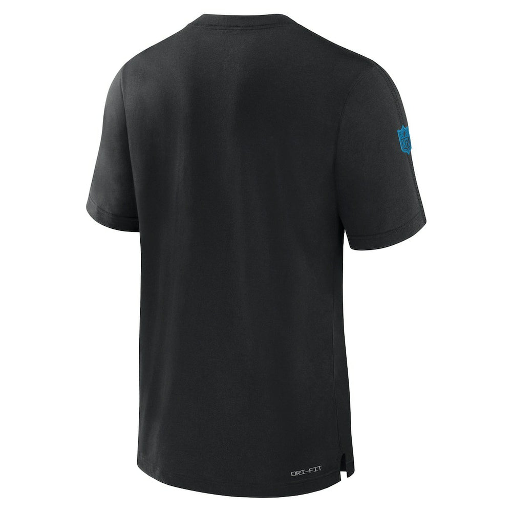 Carolina Panthers Sideline Player Performance T-Shirt - Black T-shirts