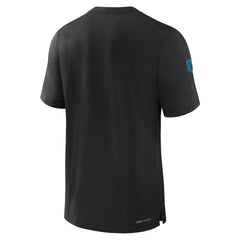 Carolina Panthers Sideline Player Performance T-Shirt - Black T-shirts