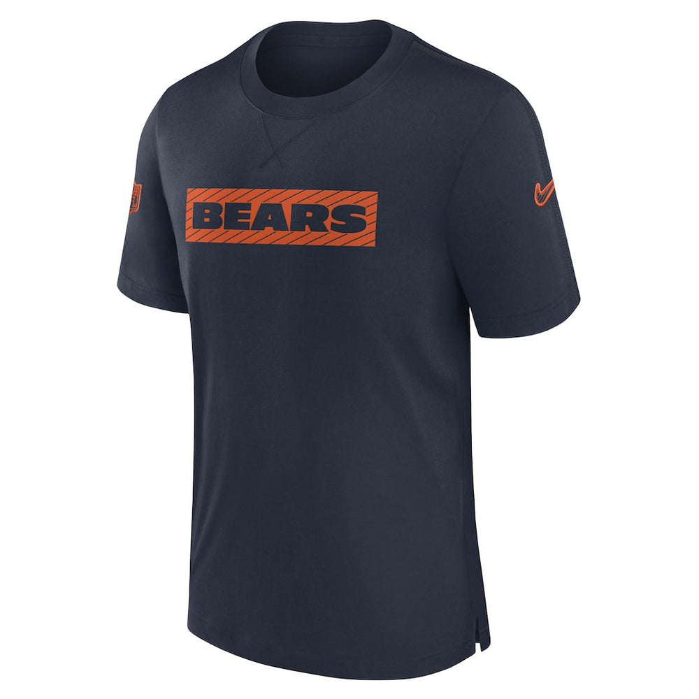 Chicago Bears Sideline Player Performance T-Shirt - Navy T-shirts