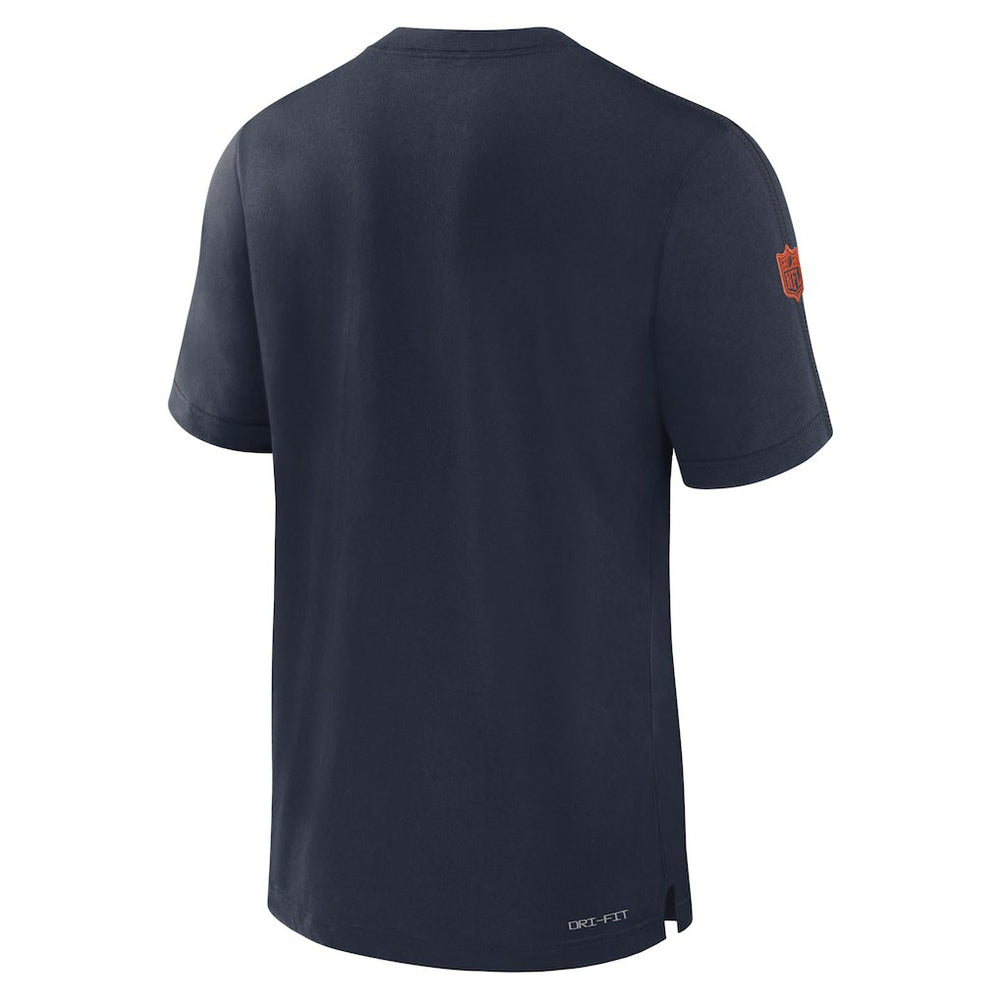 Chicago Bears Sideline Player Performance T-Shirt - Navy T-shirts