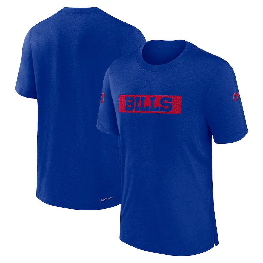 Buffalo Bills Sideline Player Performance T-Shirt - Royal T-shirts