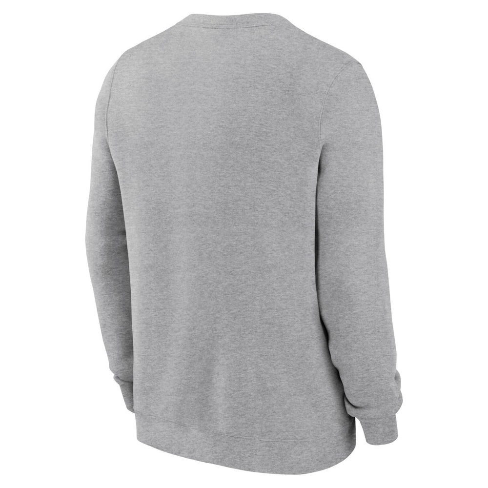Denver Broncos Club Pullover Sweatshirt - Heather Gray Pullover