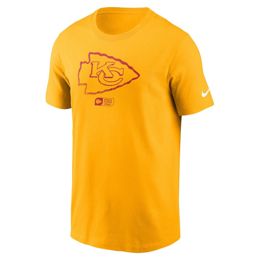 Kansas City Chiefs Faded Essential T-Shirt  - Gold T-shirts