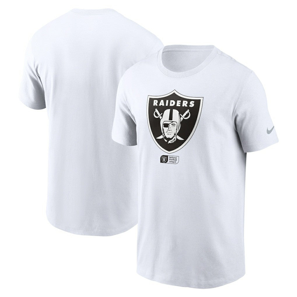 Las Vegas Raiders Faded Essential T-Shirt  - White T-shirts