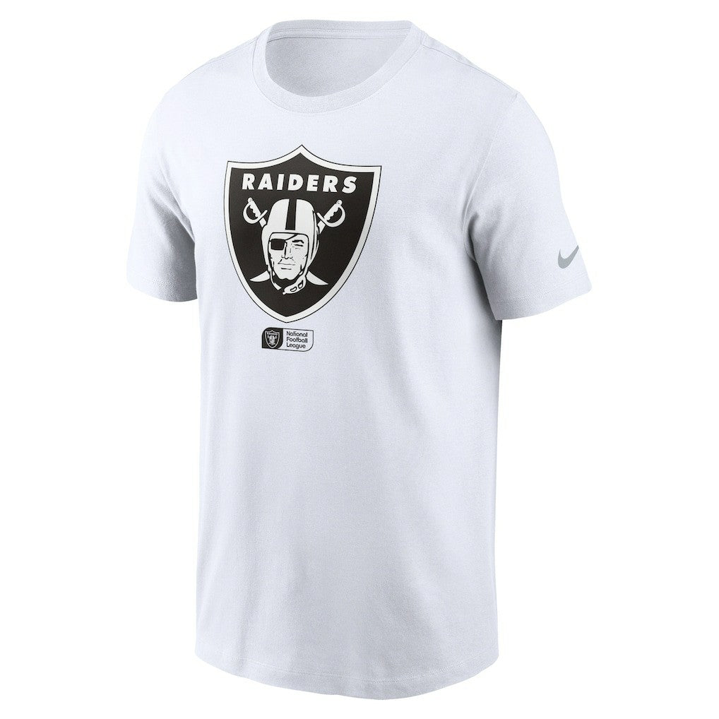 Las Vegas Raiders Faded Essential T-Shirt  - White T-shirts