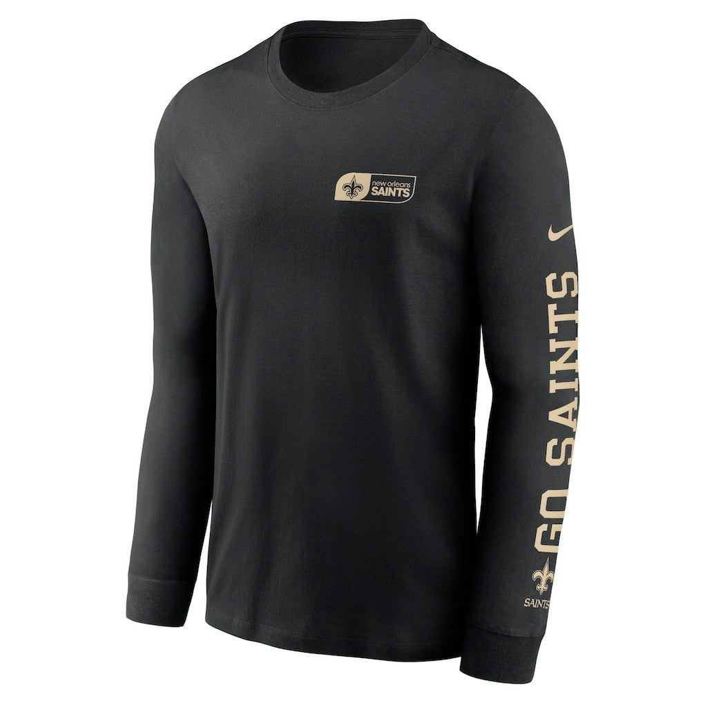 New Orleans Saints All Out Long Sleeve T-Shirt - Black T-shirts