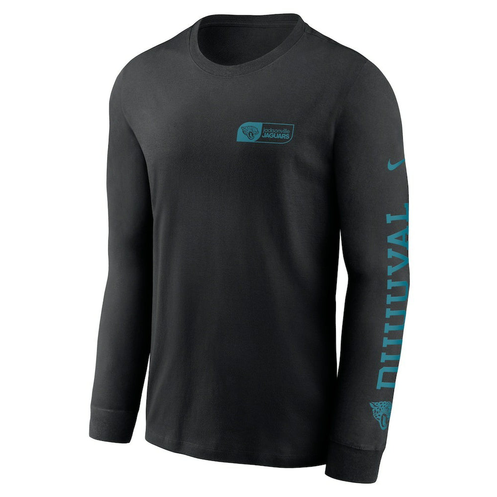 Jacksonville Jaguars All Out Long Sleeve T-Shirt - Black T-shirts