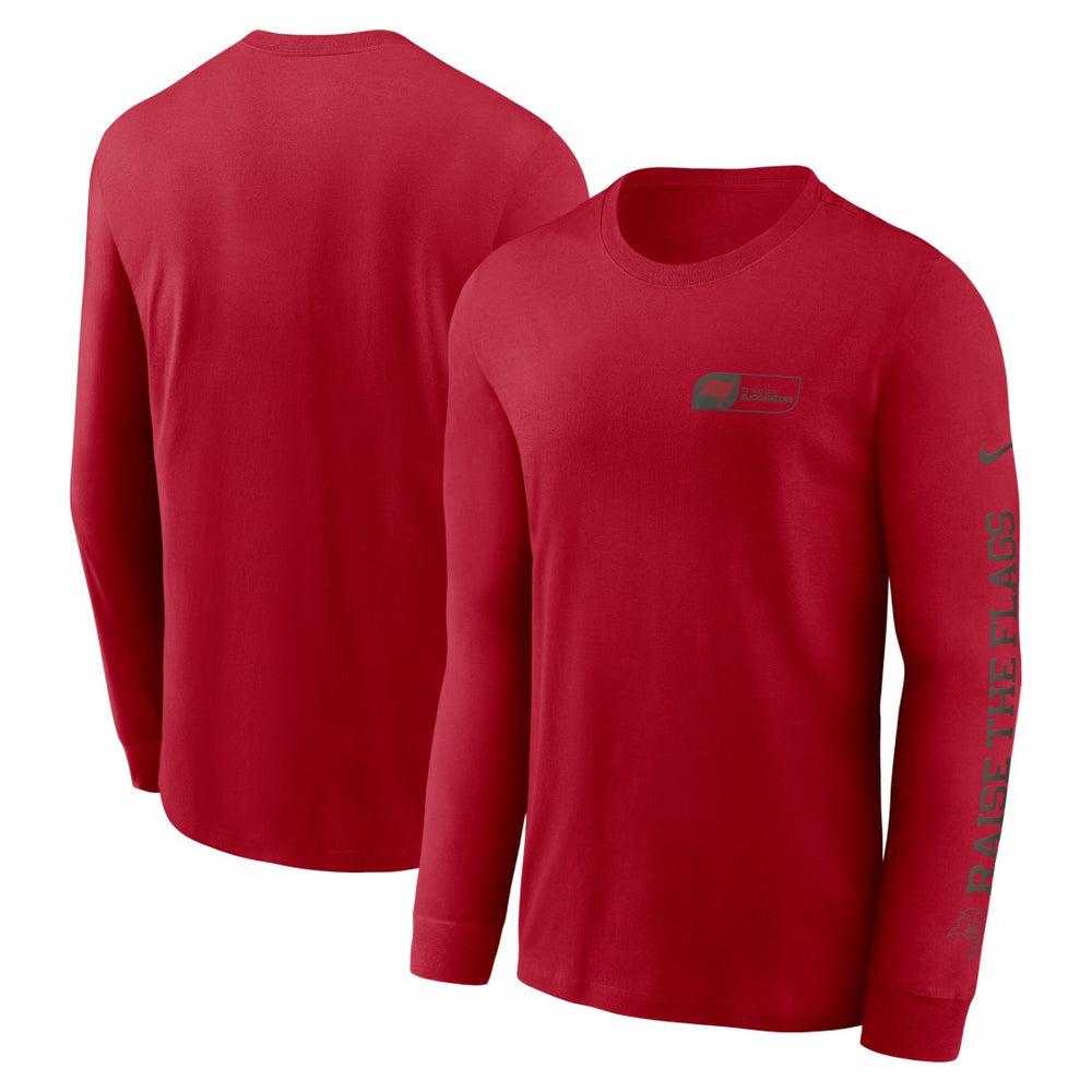 Tampa Bay Buccaneers All Out Long Sleeve T-Shirt - Red T-shirts