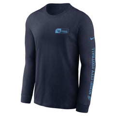 Tennessee Titans All Out Long Sleeve T-Shirt - Navy T-shirts