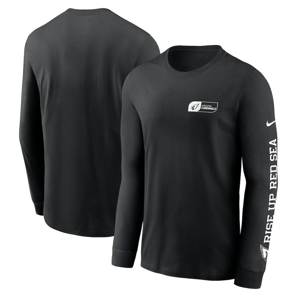 Arizona Cardinals All Out Long Sleeve T-Shirt - Black T-shirts