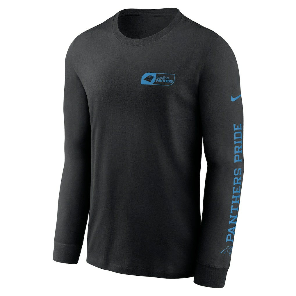 Carolina Panthers All Out Long Sleeve T-Shirt - Black T-shirts