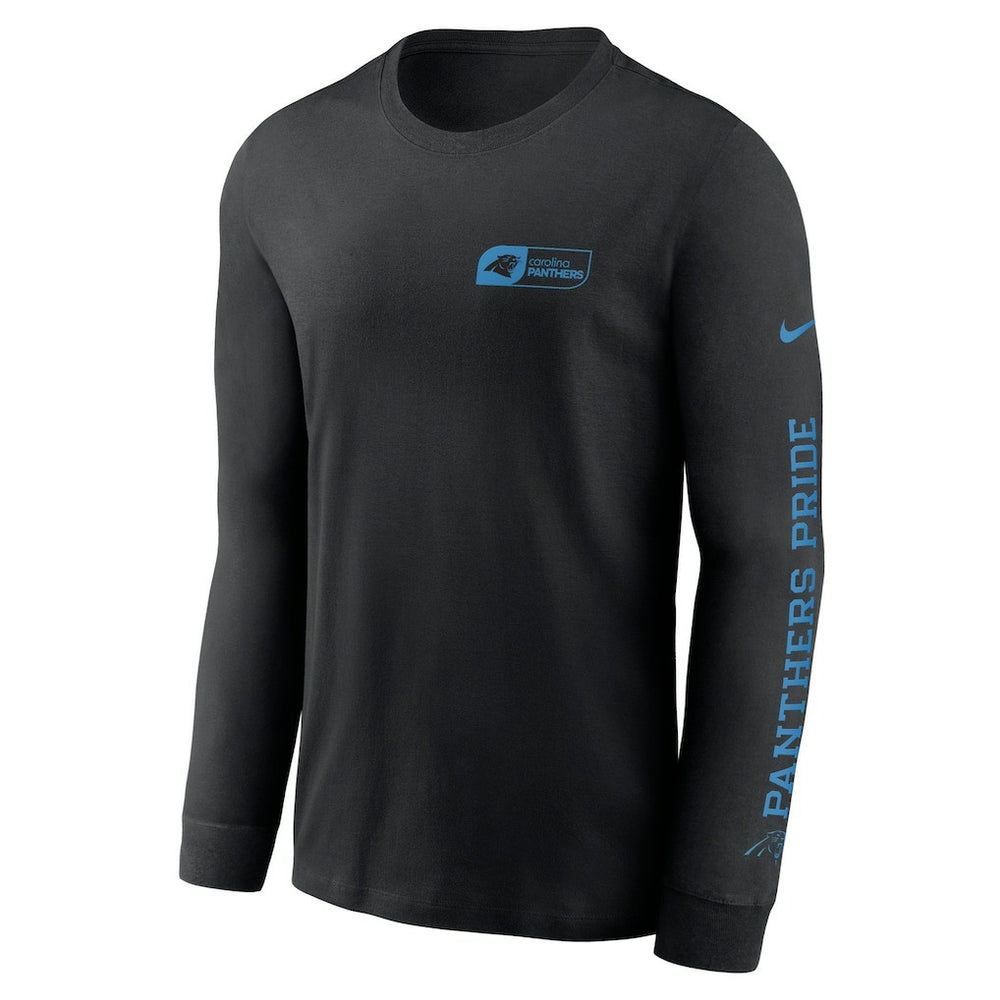 Carolina Panthers All Out Long Sleeve T-Shirt - Black T-shirts