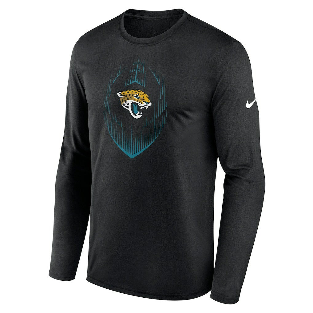 Jacksonville Jaguars Icon Legend Performance Long Sleeve T-Shirt - Black T-shirts