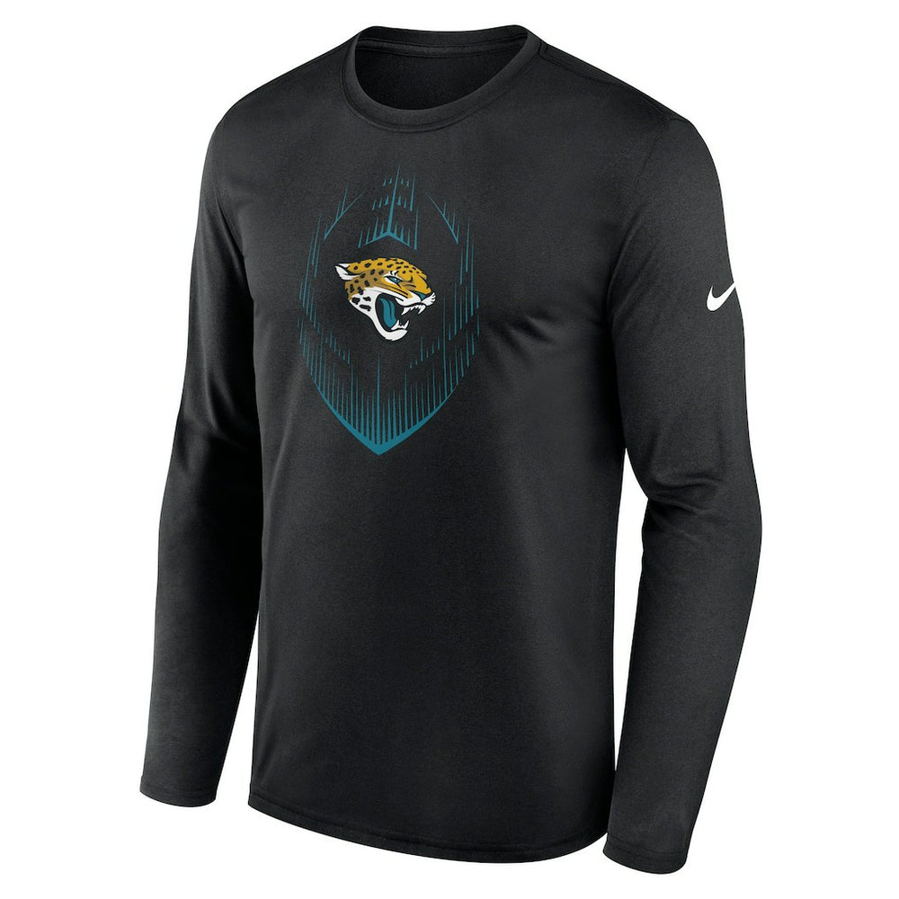 Jacksonville Jaguars Icon Legend Performance Long Sleeve T-Shirt - Black T-shirts
