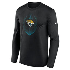 Jacksonville Jaguars Icon Legend Performance Long Sleeve T-Shirt - Black T-shirts