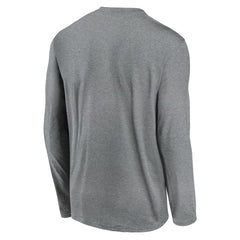 Houston Texans Icon Legend Performance Long Sleeve T-Shirt - Heather Gray T-shirts