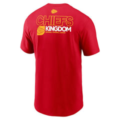 Kansas City Chiefs Outline T-Shirt - Red T-shirts