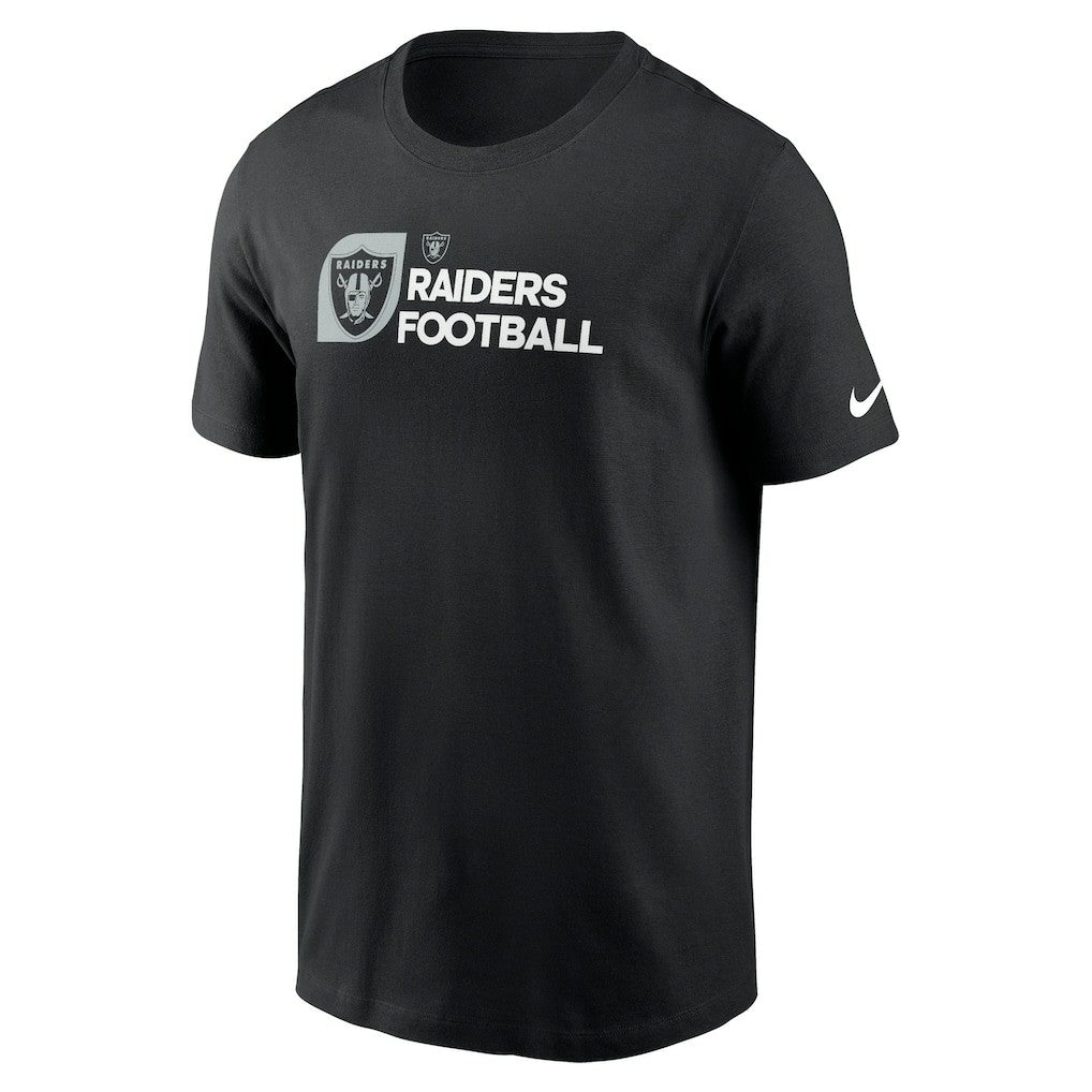 Las Vegas Raiders Outline T-Shirt - Black T-shirts